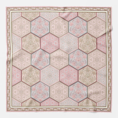 Luxury Italian Pink Silk Pocket Square