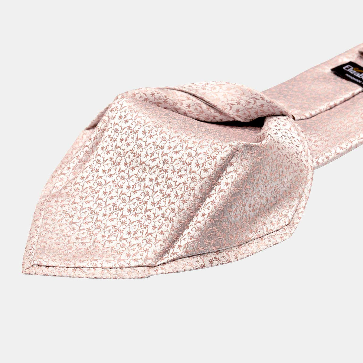 Italian Designer Dusty Rose Silk Necktie