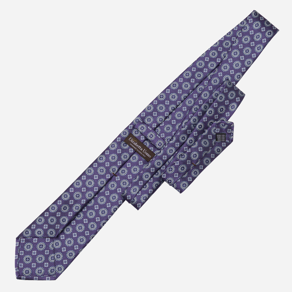 Purple Handmade Italian Silk Tie