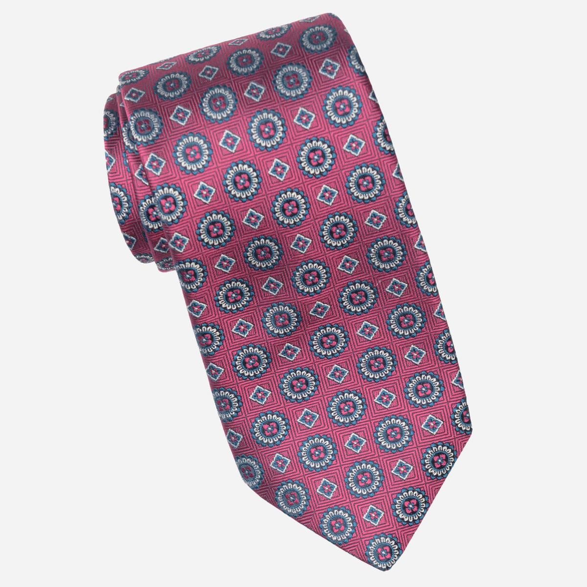 Raspberry Handmade Italian Silk Tie