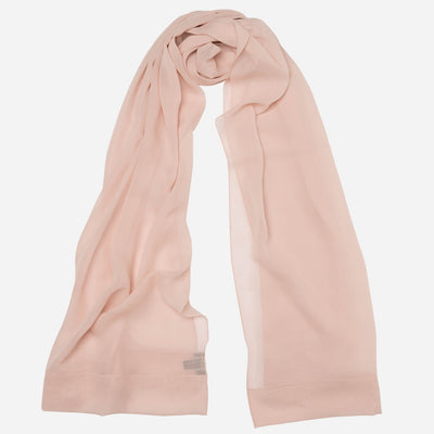 Pink Large Silk Georgette Wrap Shawl