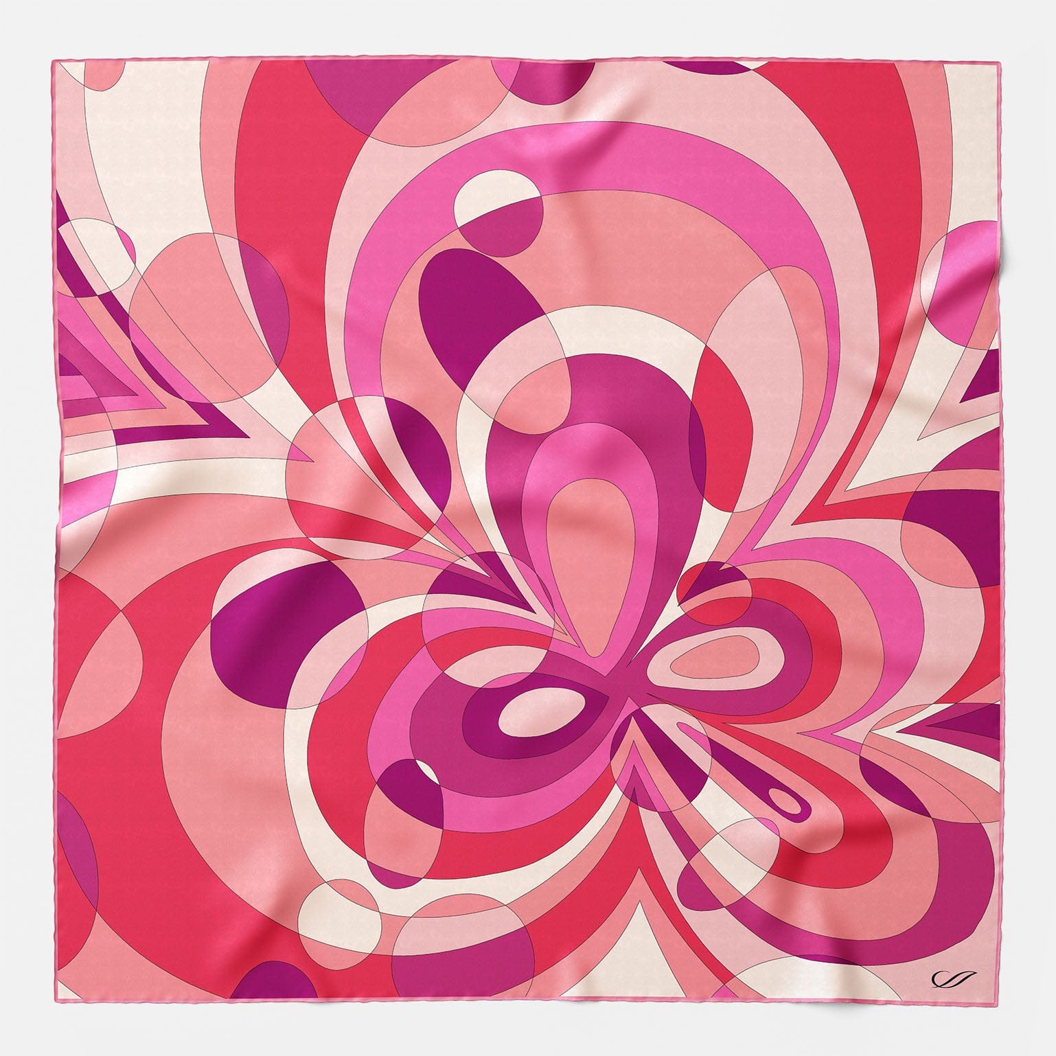 Women's Silk Bandana Fuchsia