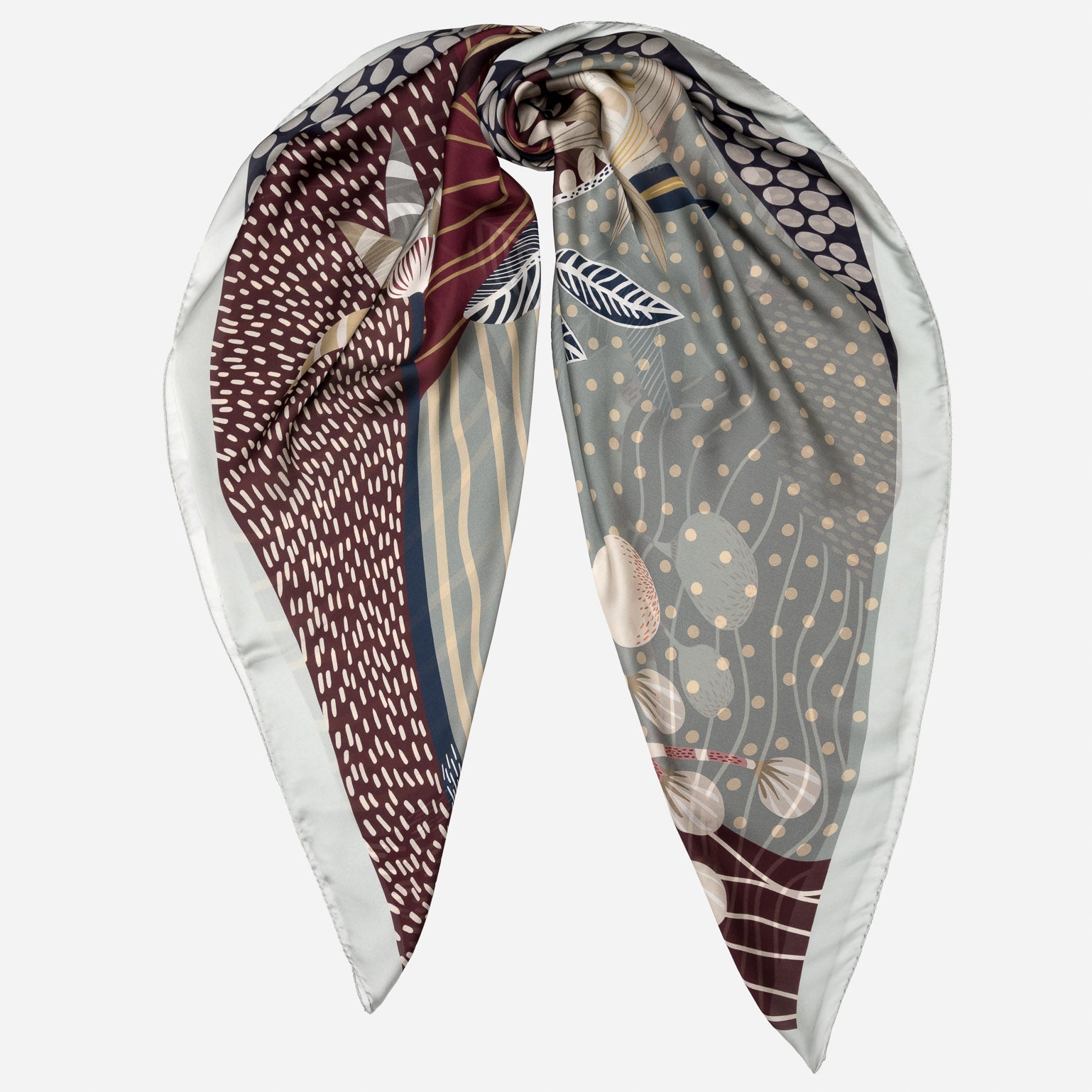 designer silk scarf for women