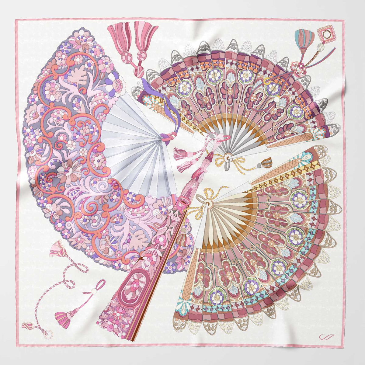 Luxury women&#39;s hand rolled silk neckerchief bandana