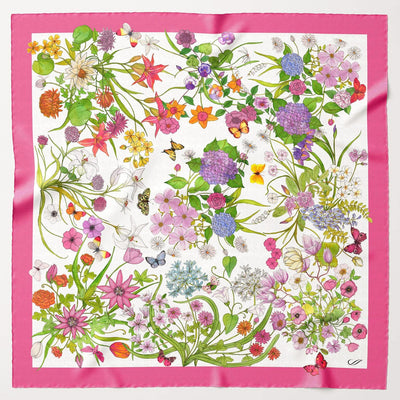 Ladies luxury Italian silk foulard