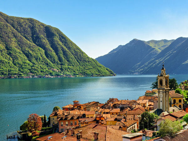 Lake Como Italy where all Elizabetta scarves are made