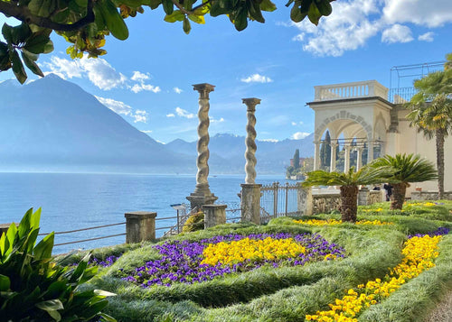 Lake Como where Elizabetta silk scarves are made