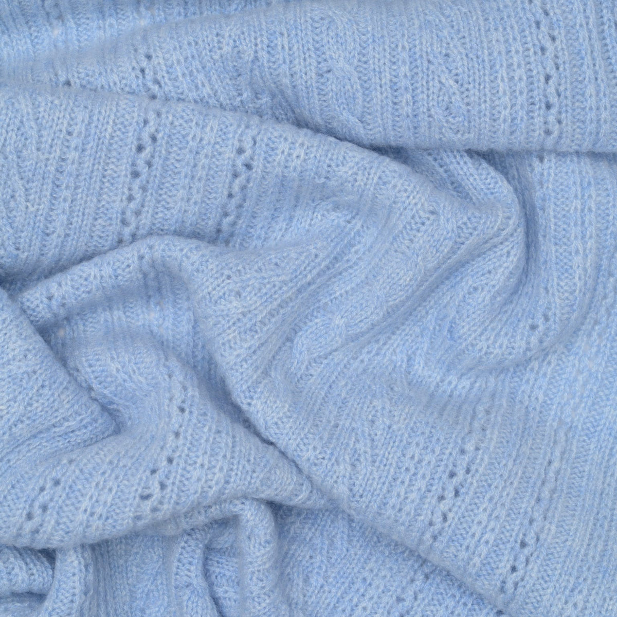 Sky Blue Pure Italian Cashmere Scarf
