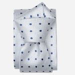 Sky Blue Polka Dot Italian Silk Tie