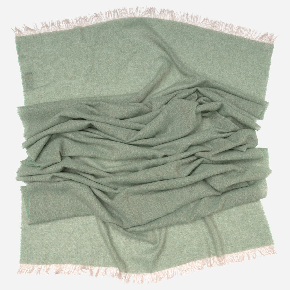 Sage Green Italian Cashmere Scarf