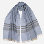 Lucerne - Cashmere Scarf - Light Blue