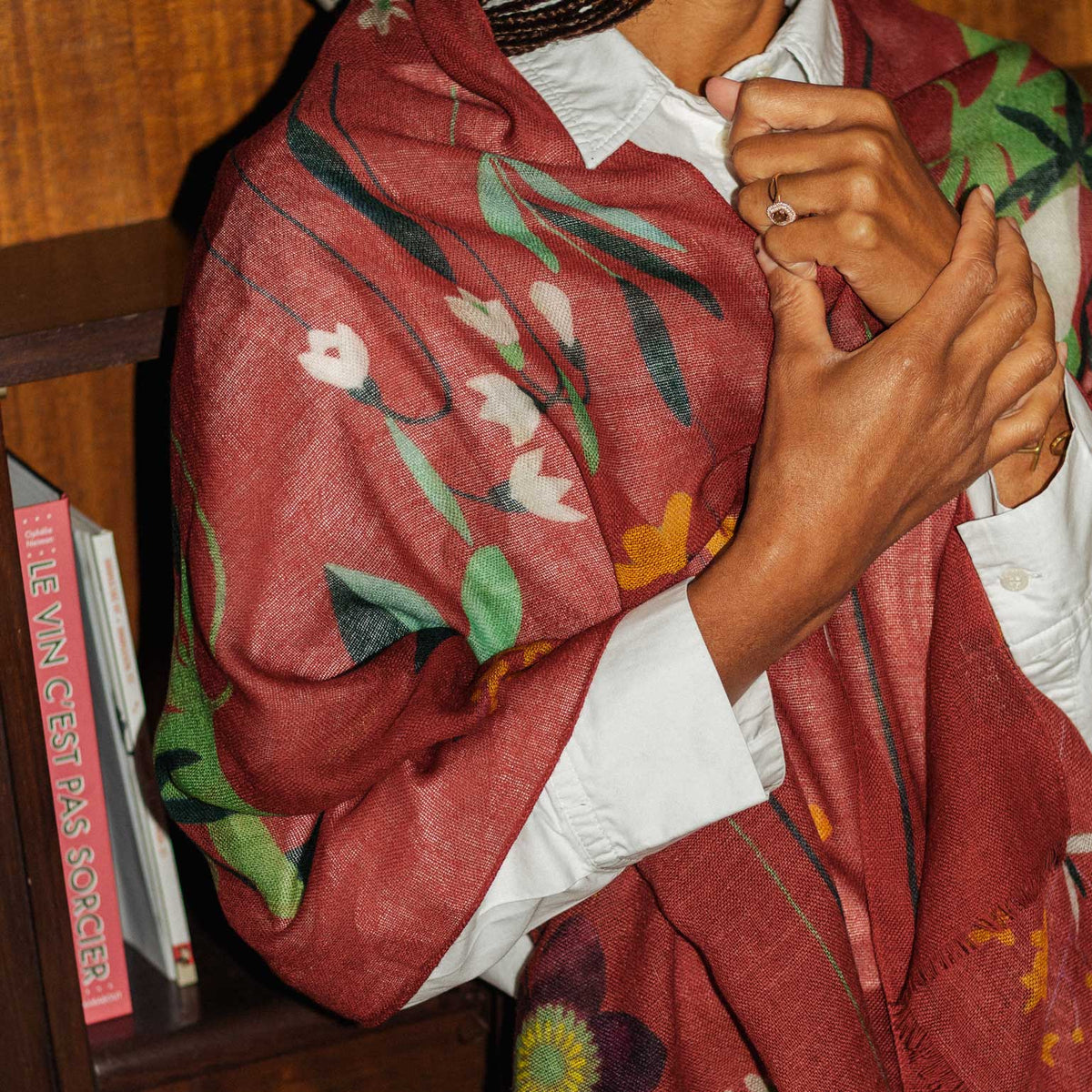 Women's luxury Italian wool scarf