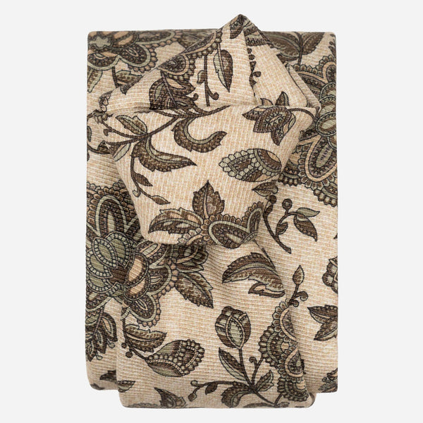 Beige & Sage Handmade Italian Silk Tie