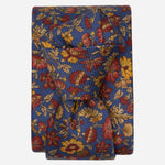 Blue Floral Madder Silk Tie