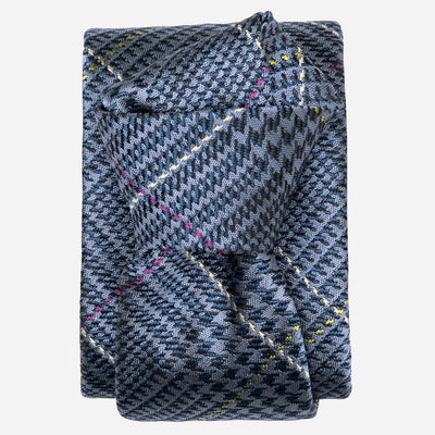 Blue Prince of Wales Designer Silk Tie 