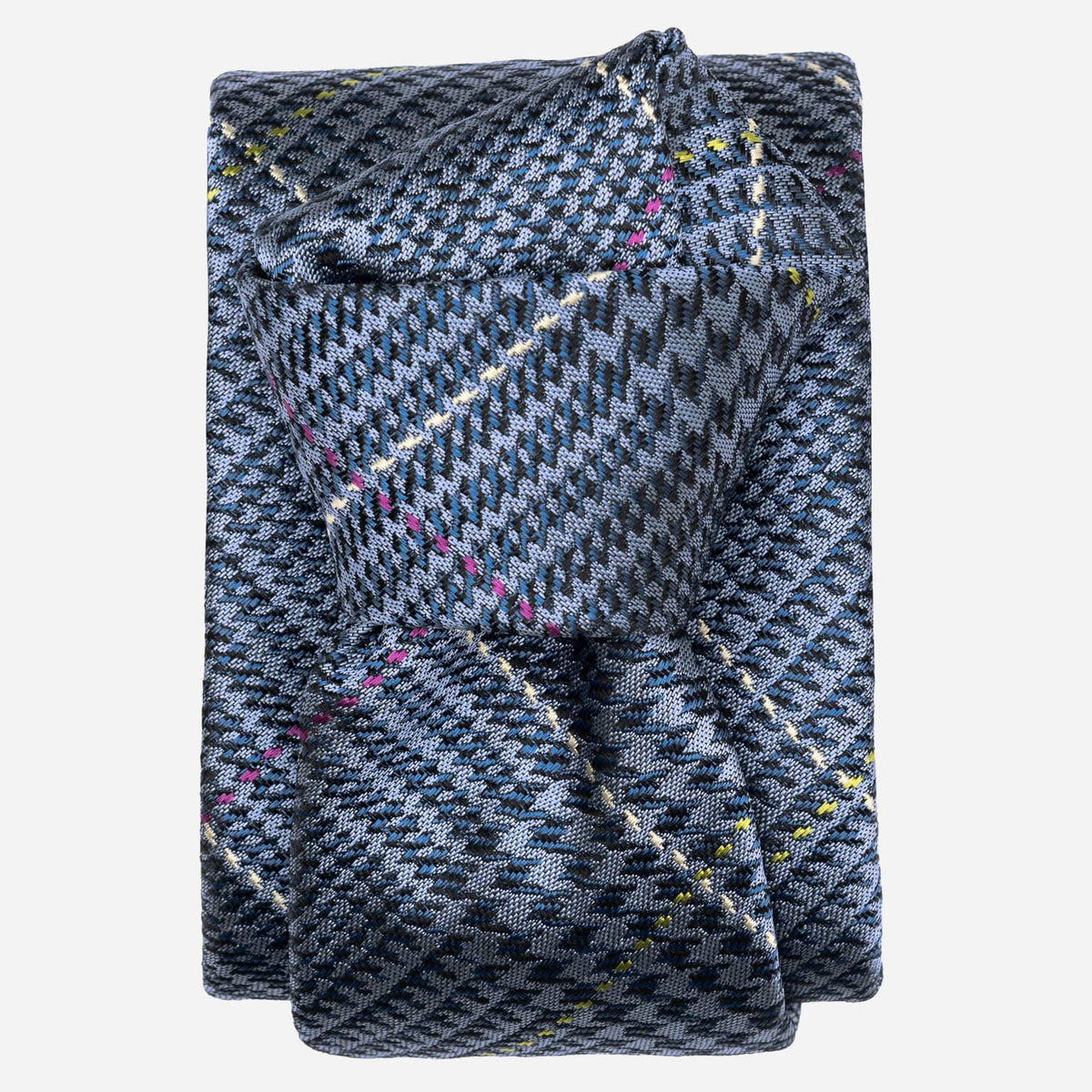 Blue Prince of Wales Designer Silk Tie 