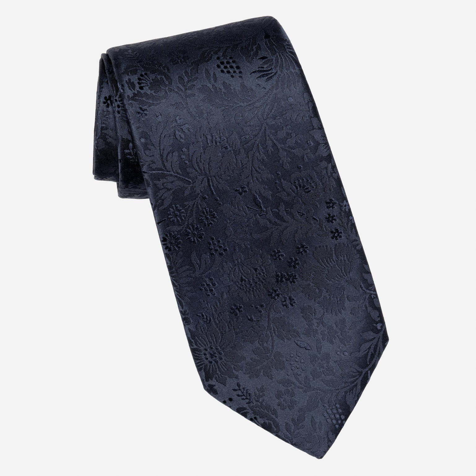 Men's Blue Floral Italian Silk Tie