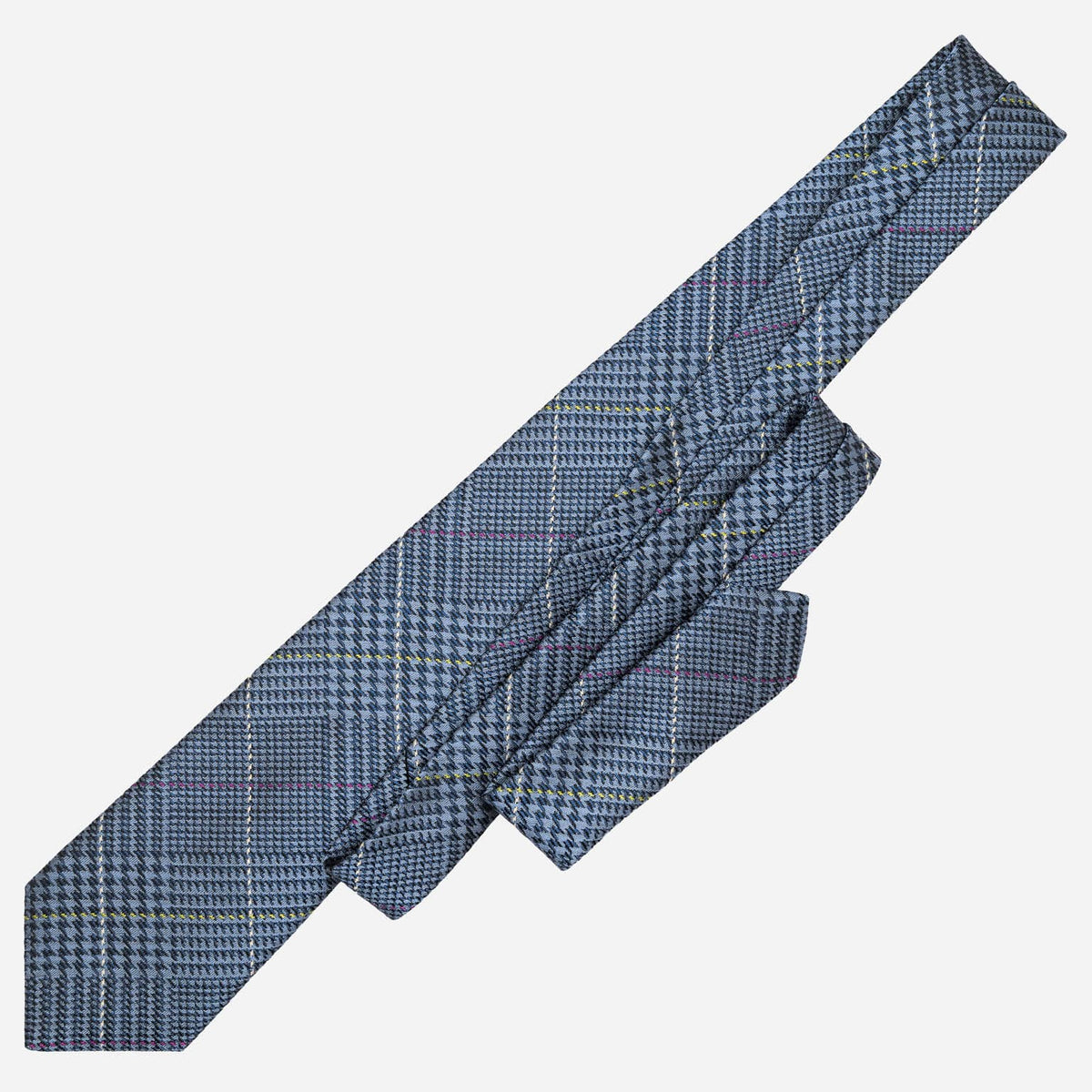 Blue Prince of Wales Designer Silk Tie 