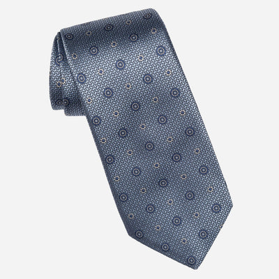 Men's Designer Italian Silk Tie Sky Blue