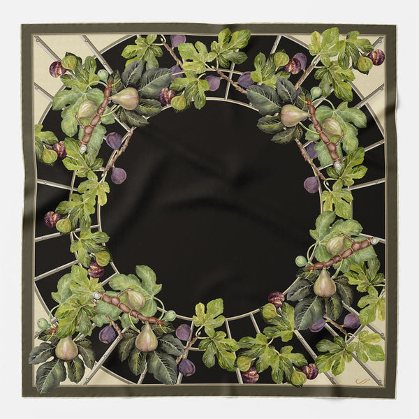 luxury silk carrè square scarf handmade in Italy