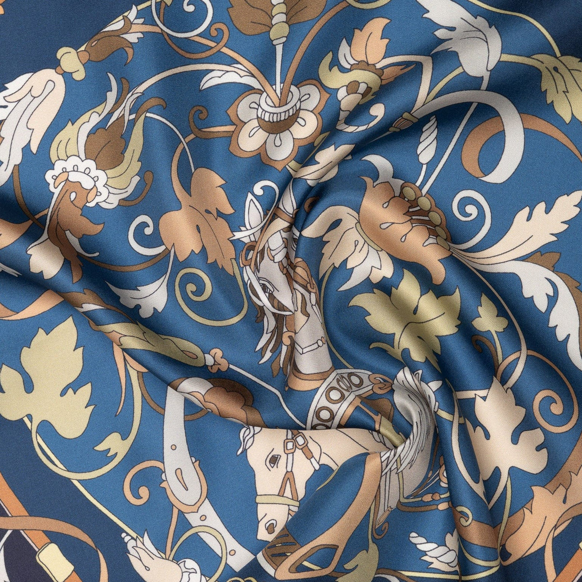 Women's Silk Bandana Midnight Blue