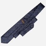 Handmade Italian Designer Navy Silk Tie