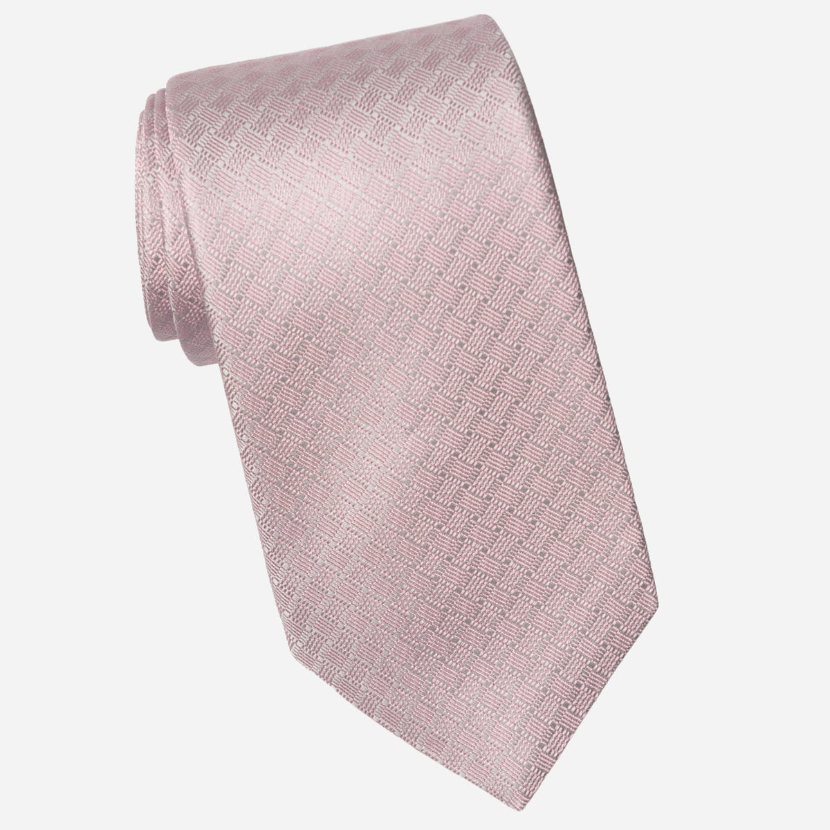 Pink Italian Designer Silk Tie for Men