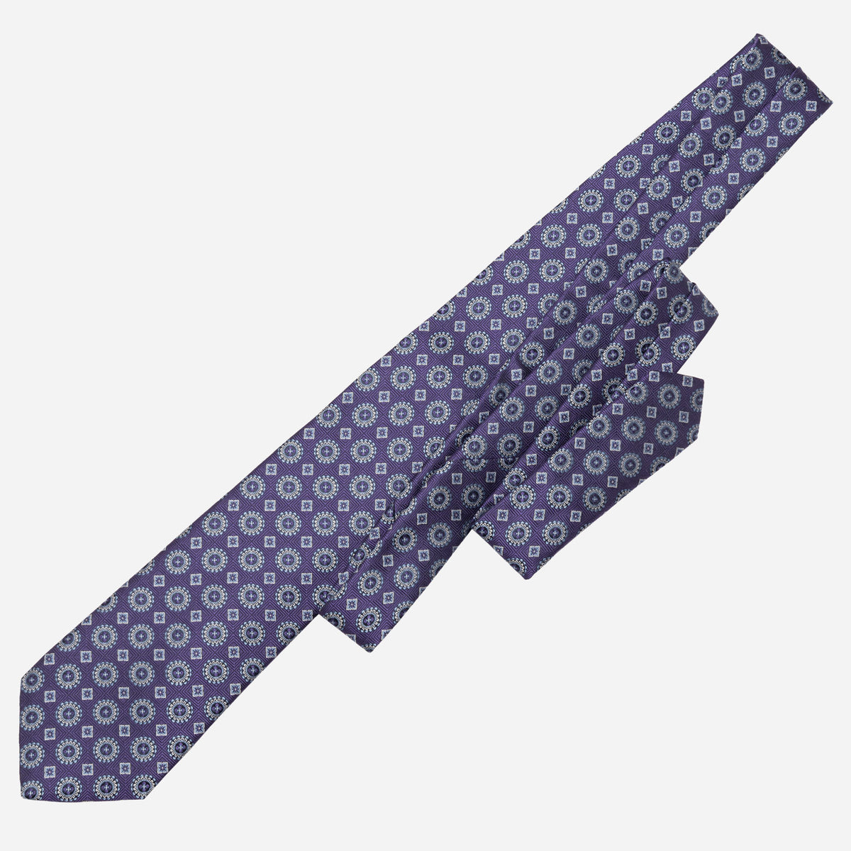 Purple Handmade Italian Silk Tie