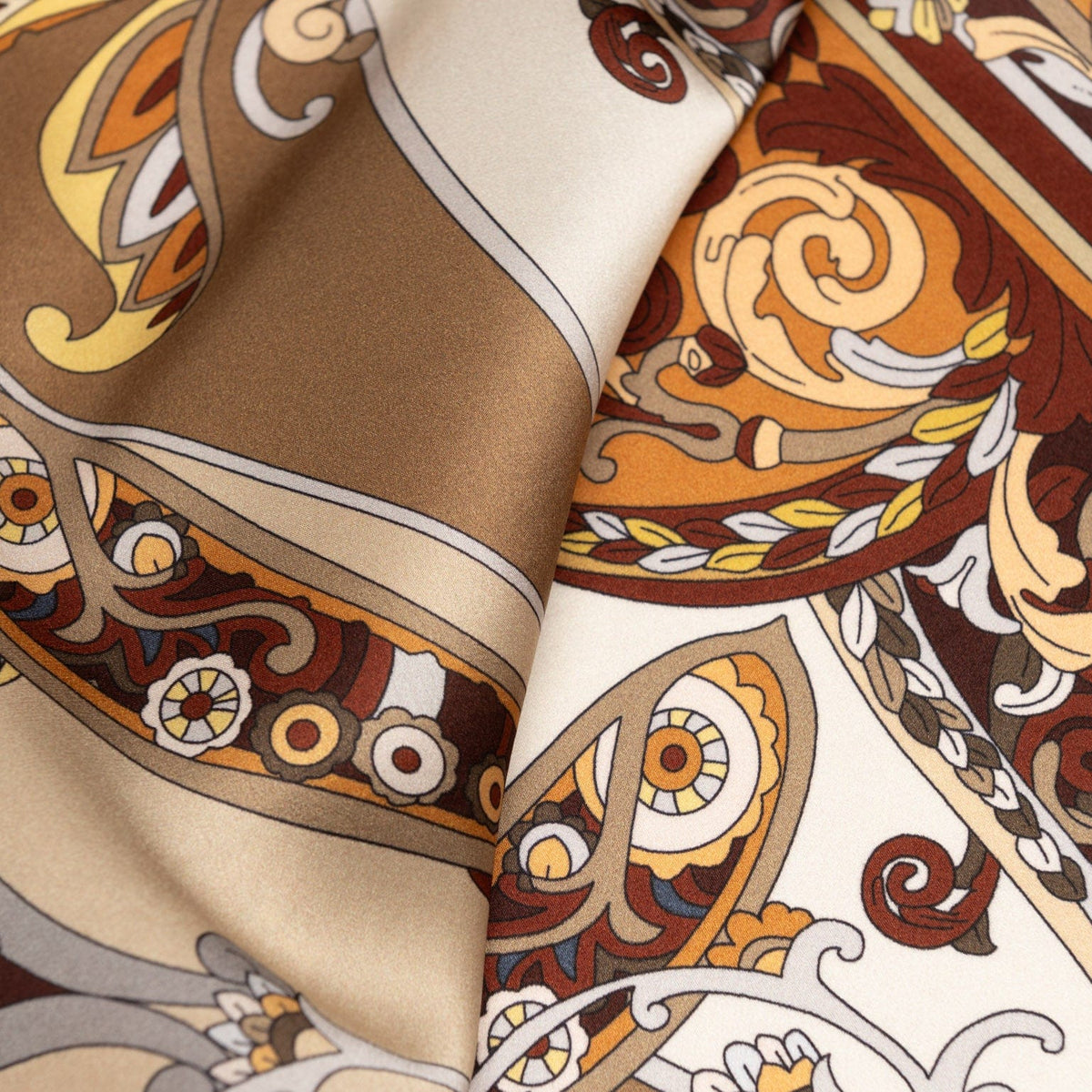Women&#39;s Neutrals Silk Square Scarf