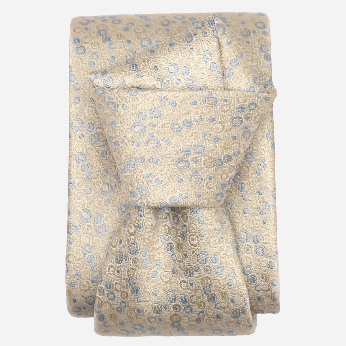 Champagne Italian Designer Silk Tie