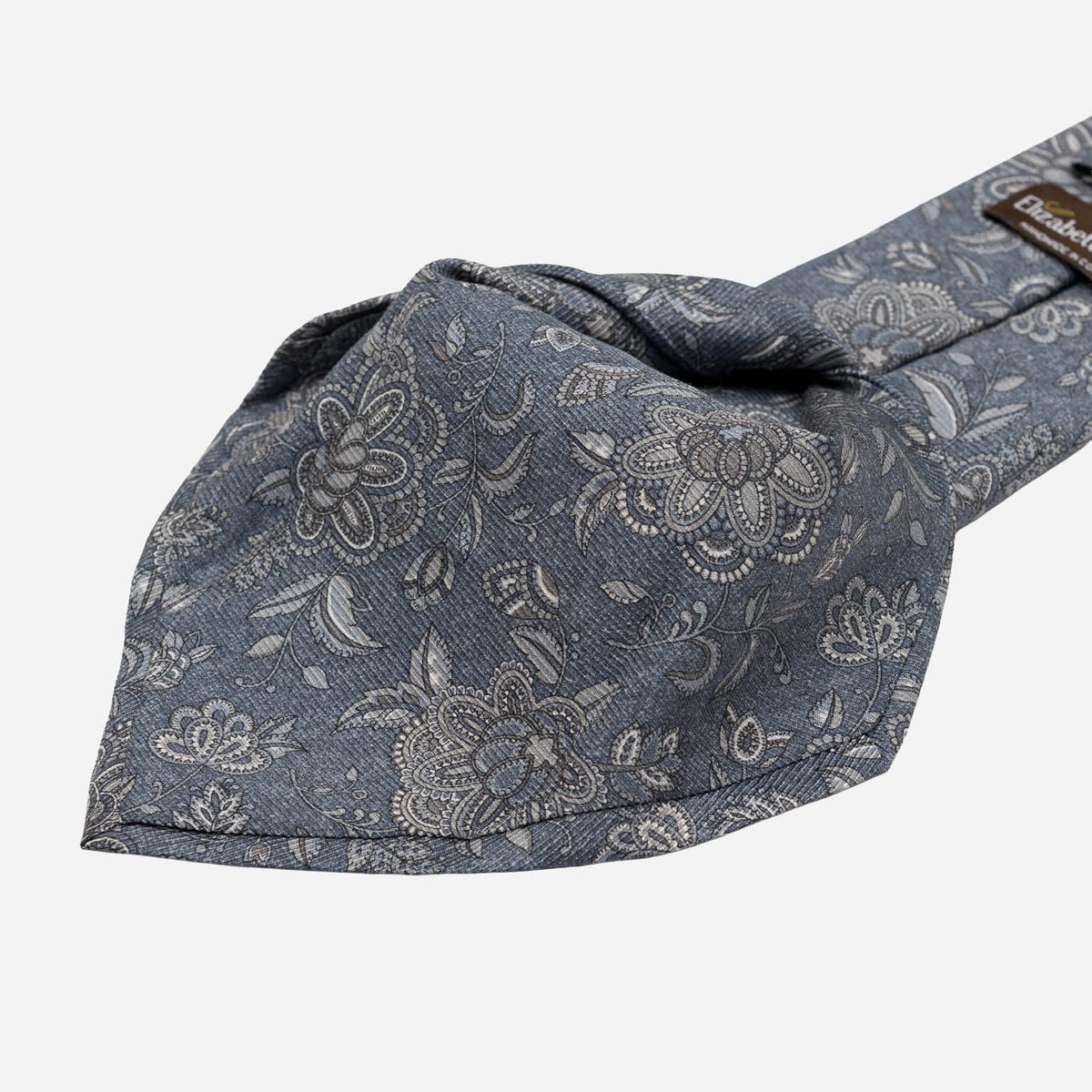Denim Blue Handmade Italian Silk Tie