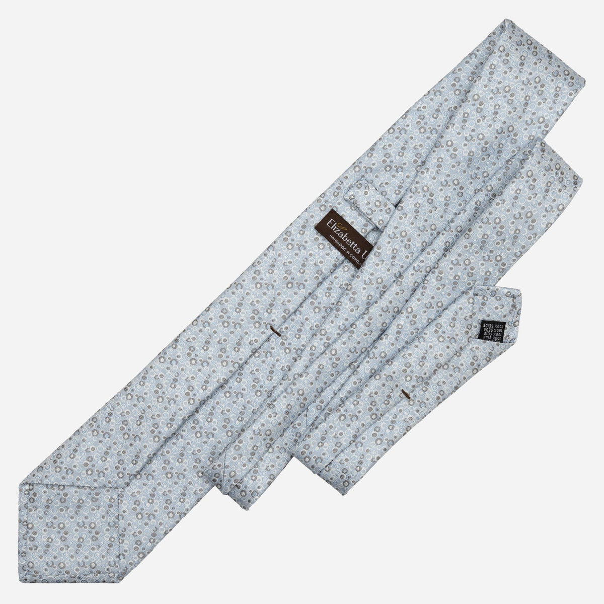 Sky Blue Italian Designer Silk Tie