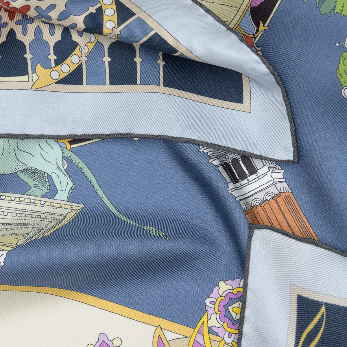 Celebrating Venezia Handmade Italian Silk Scarf