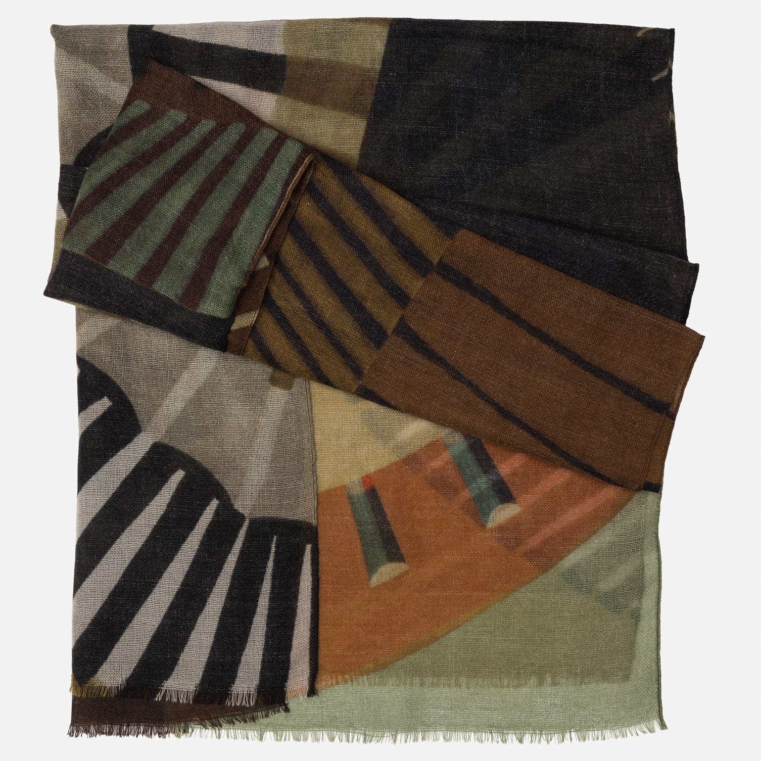 Best Italian Brown Wool Scarf