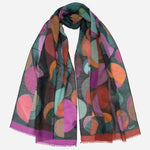 Magenta Designer Soft Wool Scarf