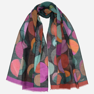 Magenta Designer Soft Wool Scarf