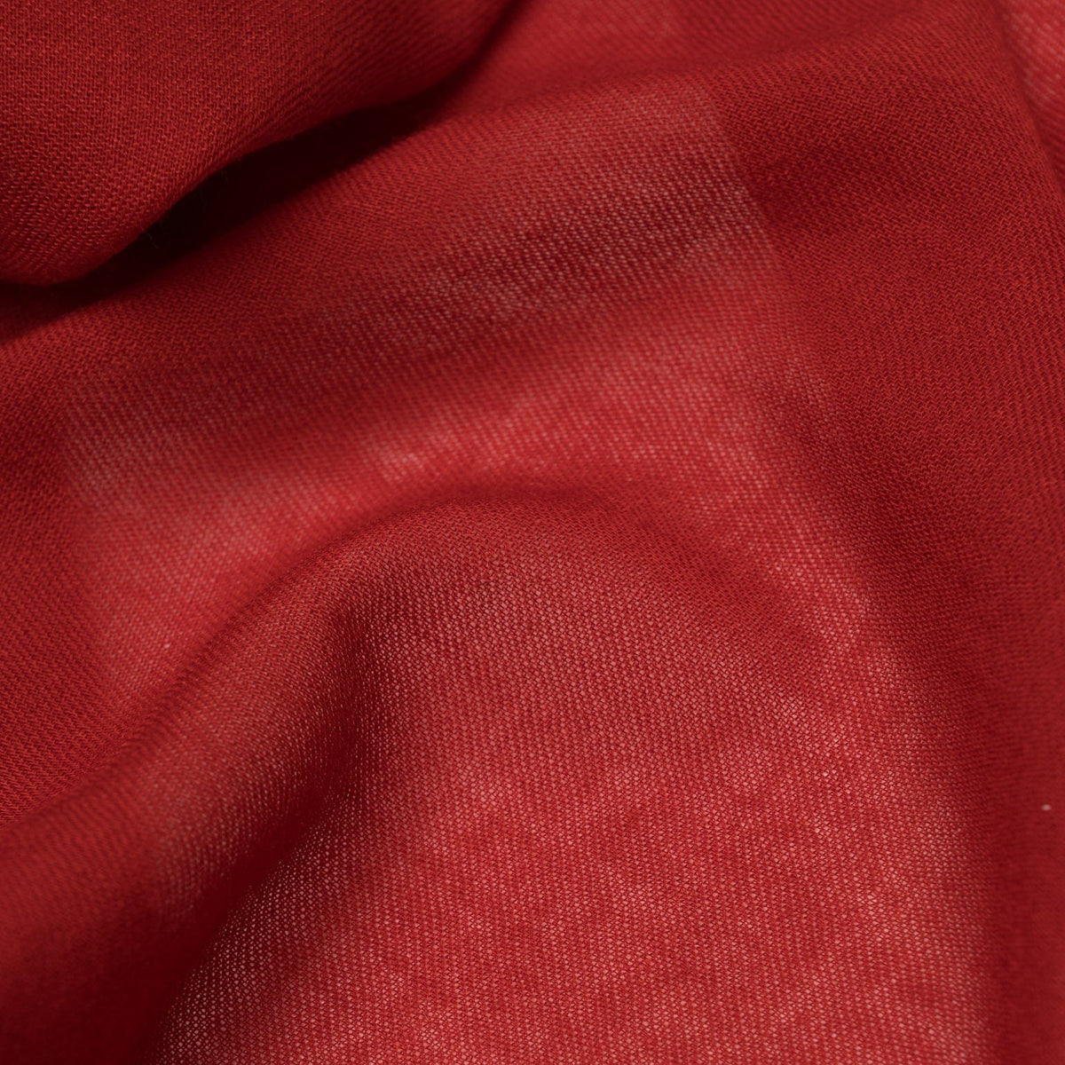 Red Italian Wool Silk Scarf
