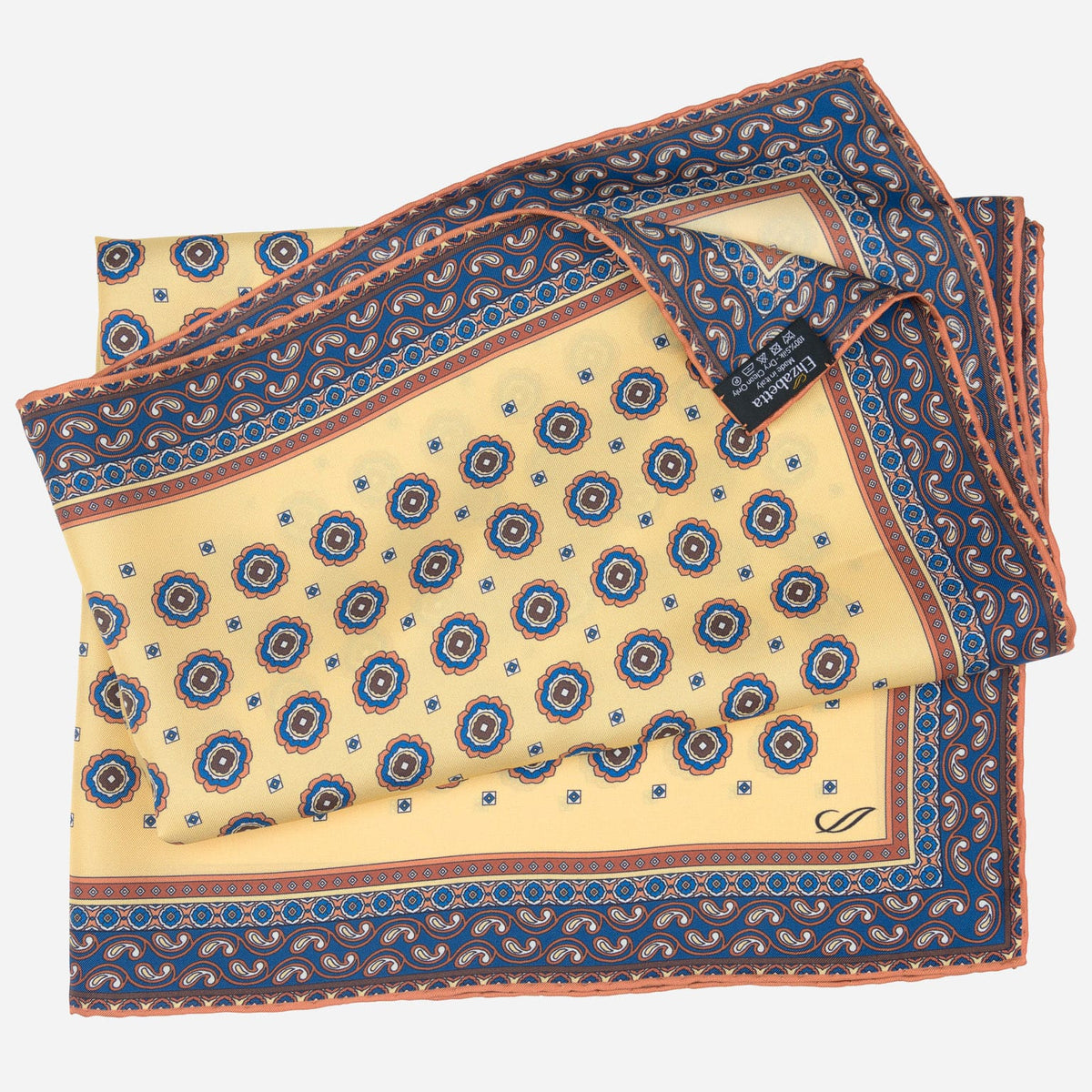 Yellow Silk Neckerchief - Made in Italy