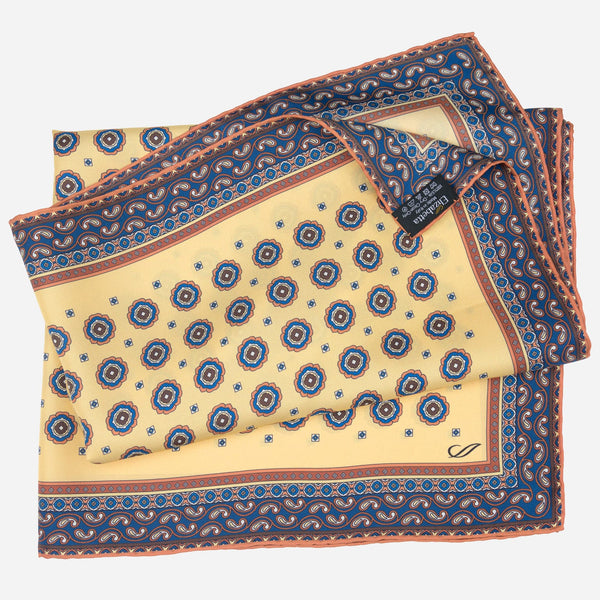 Yellow Silk Neckerchief - Made in Italy