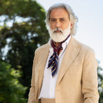 Burgundy Italian Silk Neckerchief