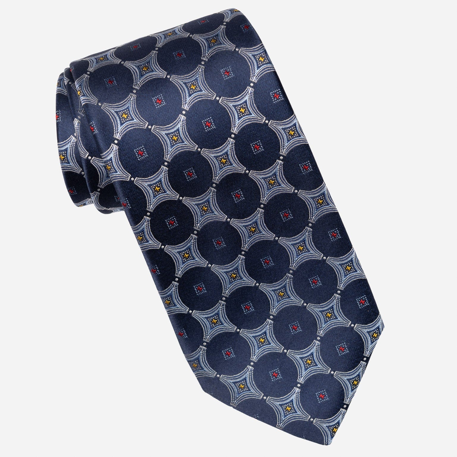 Blue Italian Handmade Silk Tie
