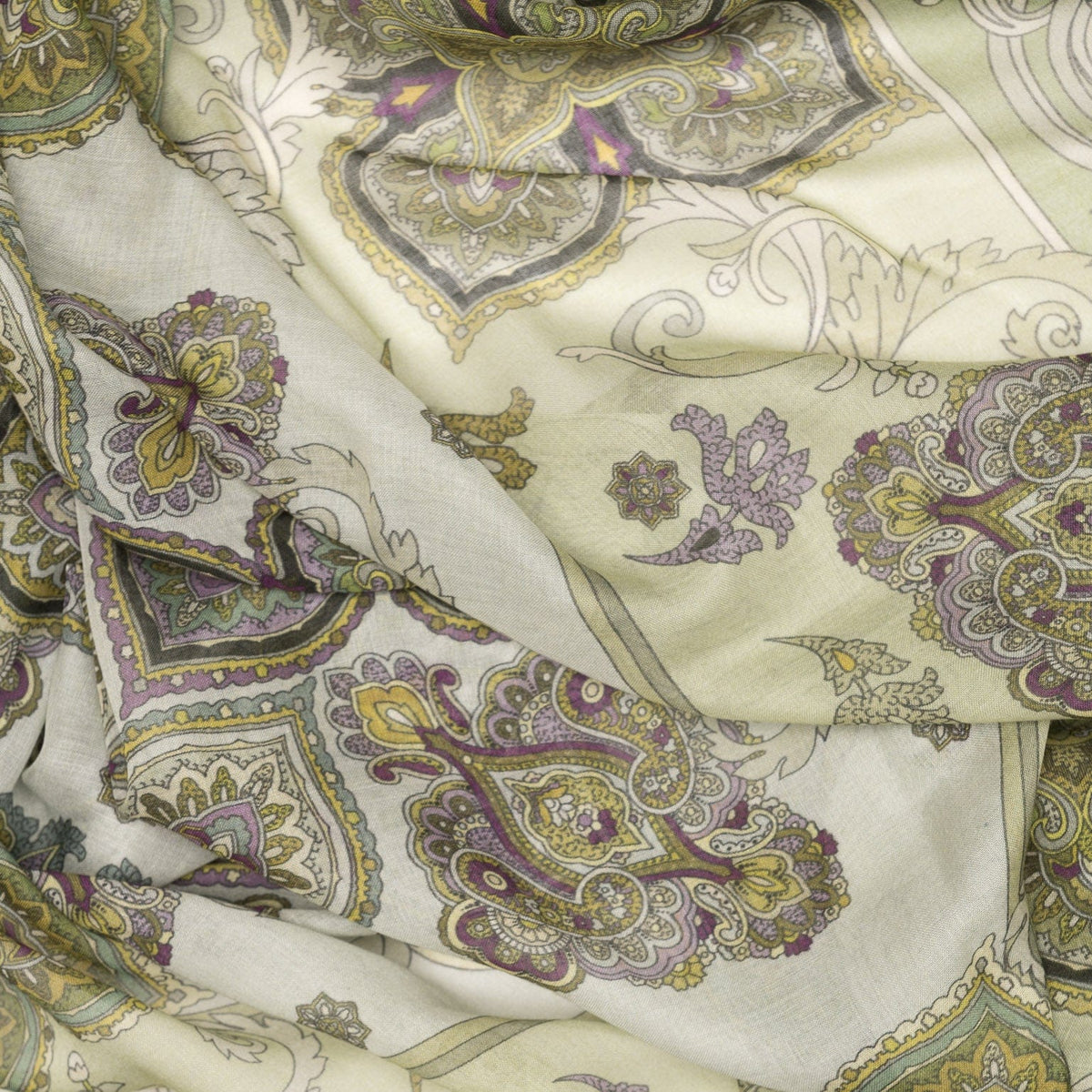 Mint Green Modal Cashemere Square Scarf