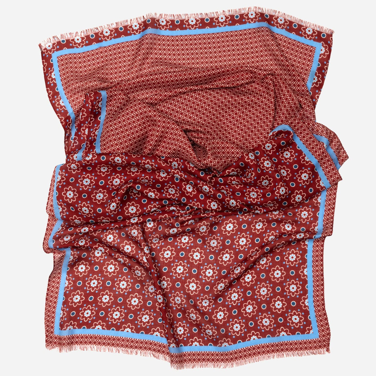 italian-designer-red-modal-twill-scarf