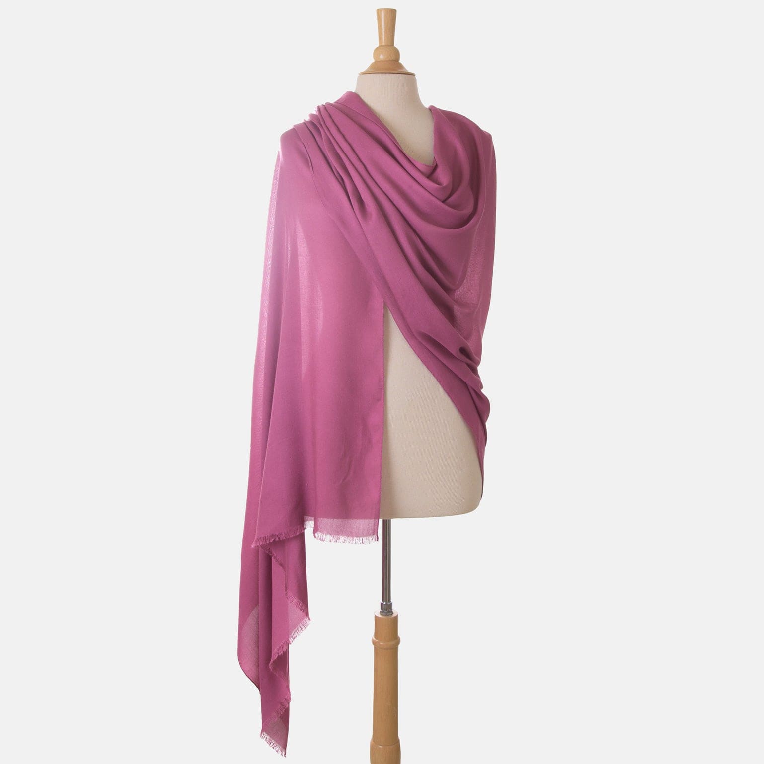 Women's Extra Large Modal Scarf - Raspberry Pink