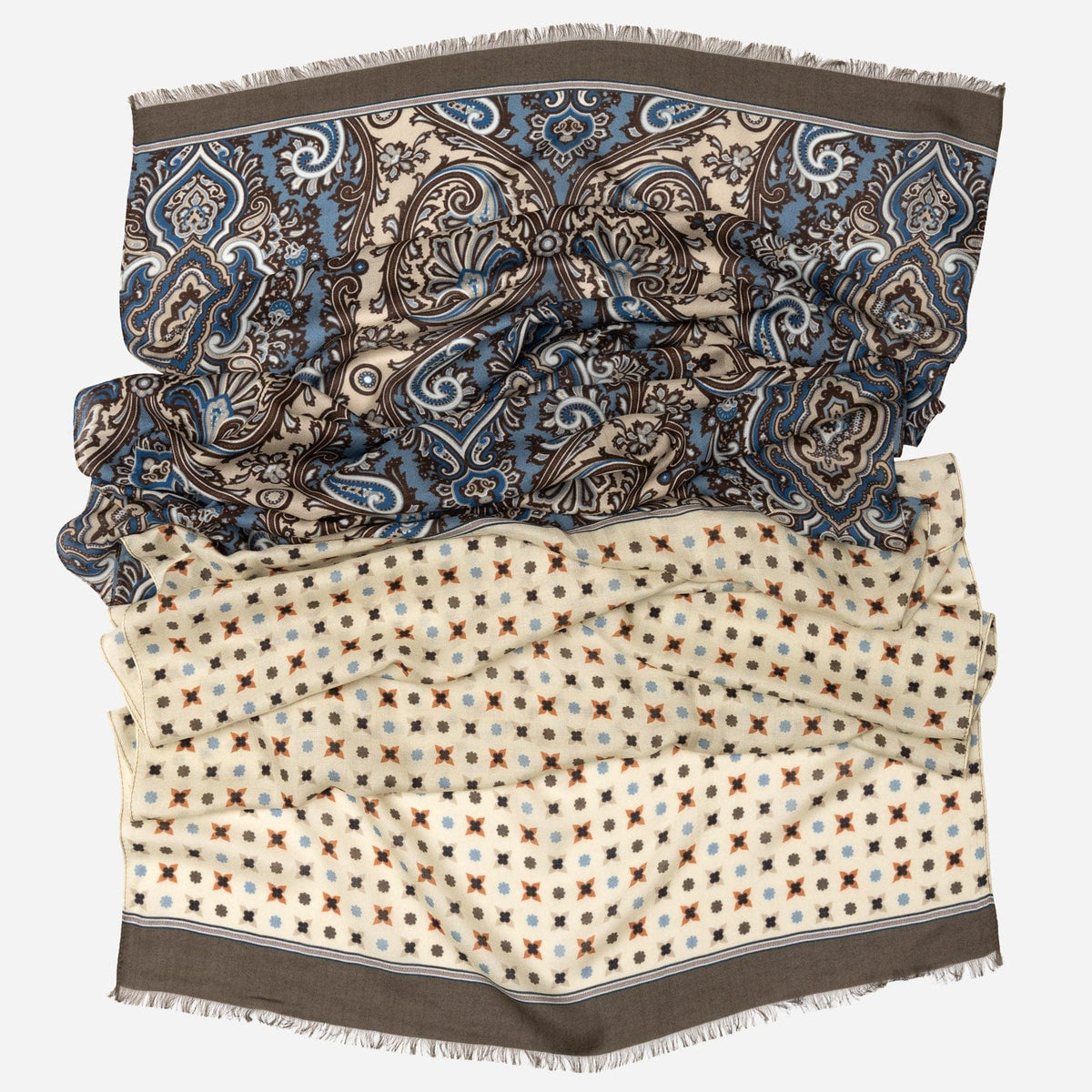 Italian Ivory Unisex Modal Twill Scarf