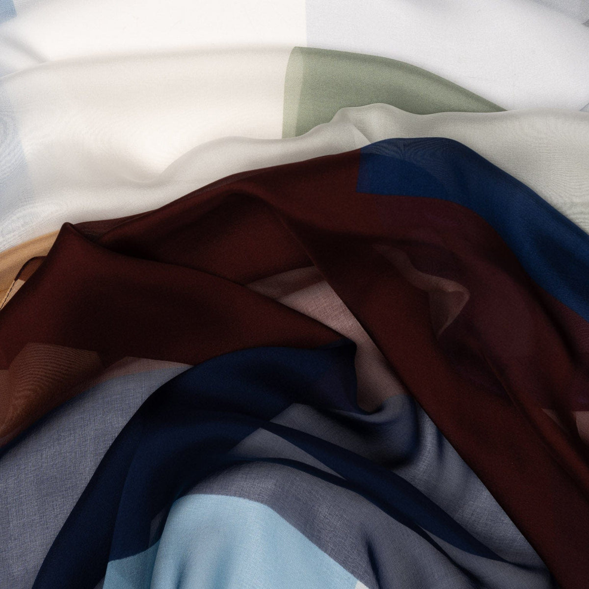 Italian Designer Silk Scarf Shawl