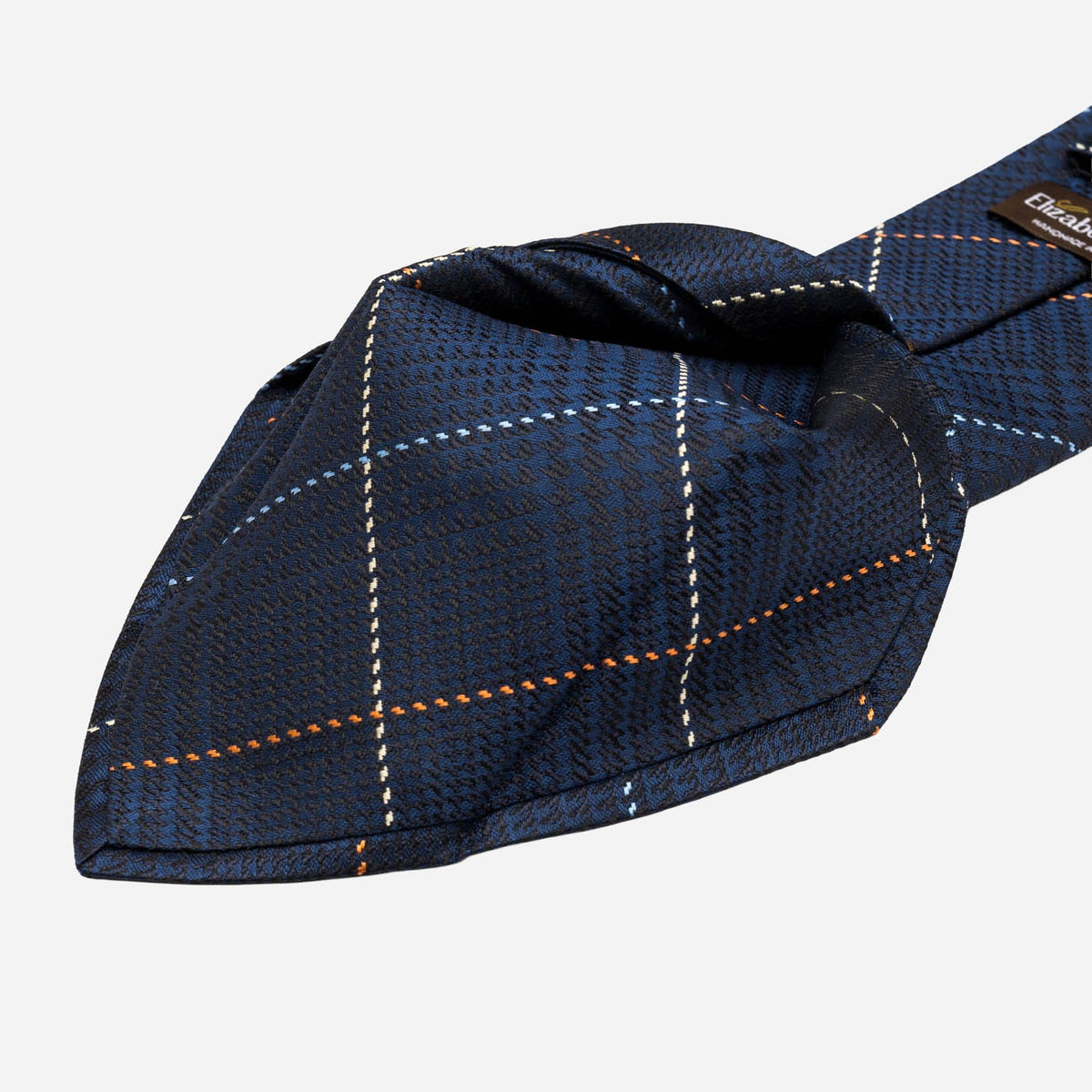 Navy Prince of Wales Designer Silk Tie