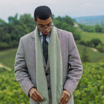 Sage Green Italian Cashmere Scarf