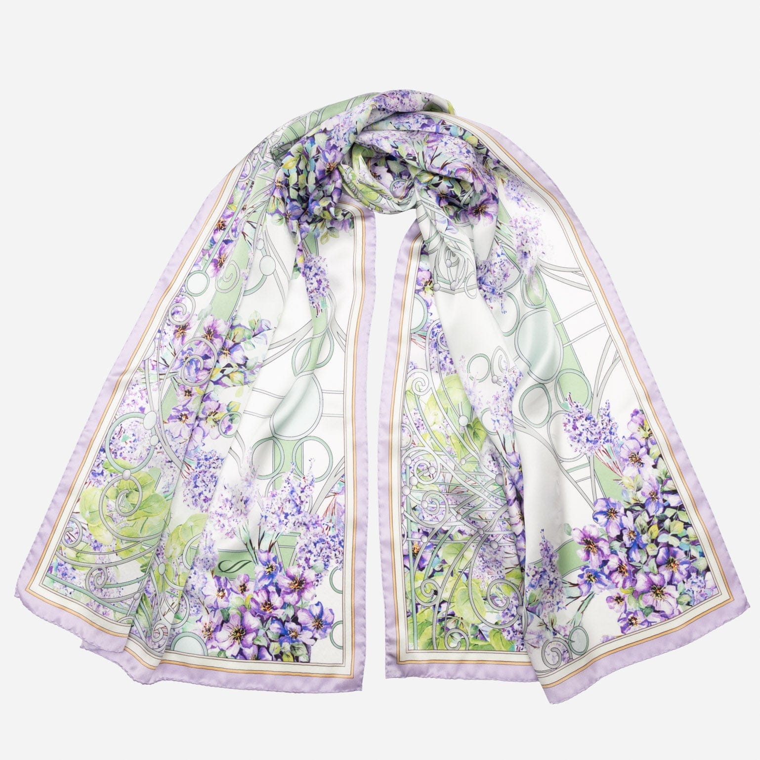 women's luxury Italian silk evening Luxury silk evening scarf

