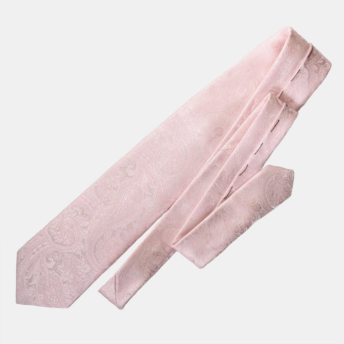 Pink Paisley Italian Silk Jacquard Tie